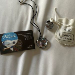 Heart Necklace & Ring